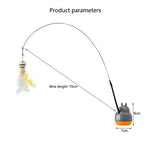 Baguette rotative sur base ventouse pour chat — vue 4