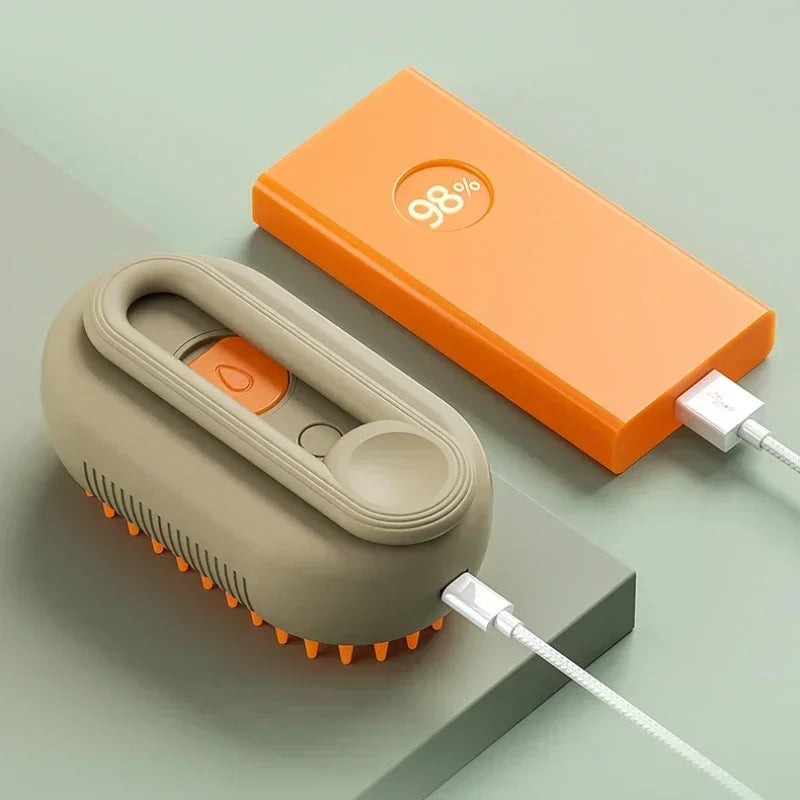 Brosse vapeur 3-en-1 rechargeable pour chien et chat — vue 5