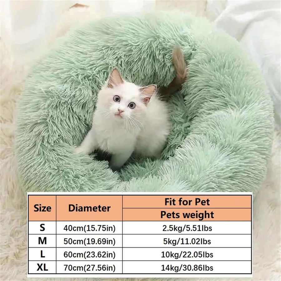 Coussin donut en fausse fourrure — vue 10