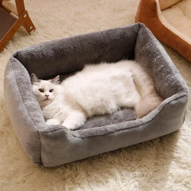 Panier moelleux pour chien et chat