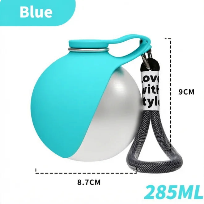 Gourde nomade 2-en-1 285 ml avec bol silicone intégré — vue 3