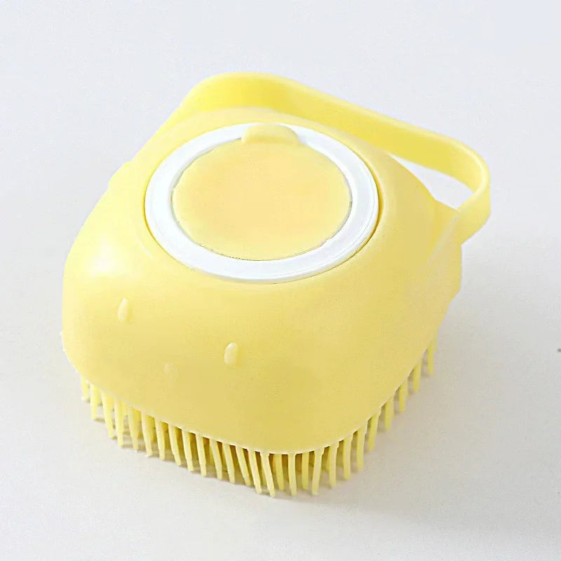 Brosse de bain en silicone avec réservoir à shampooing — vue 4