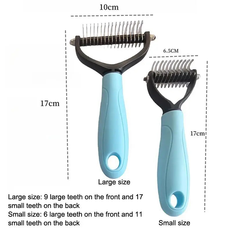Peigne démêloir 2-en-1 pour chien — vue 5
