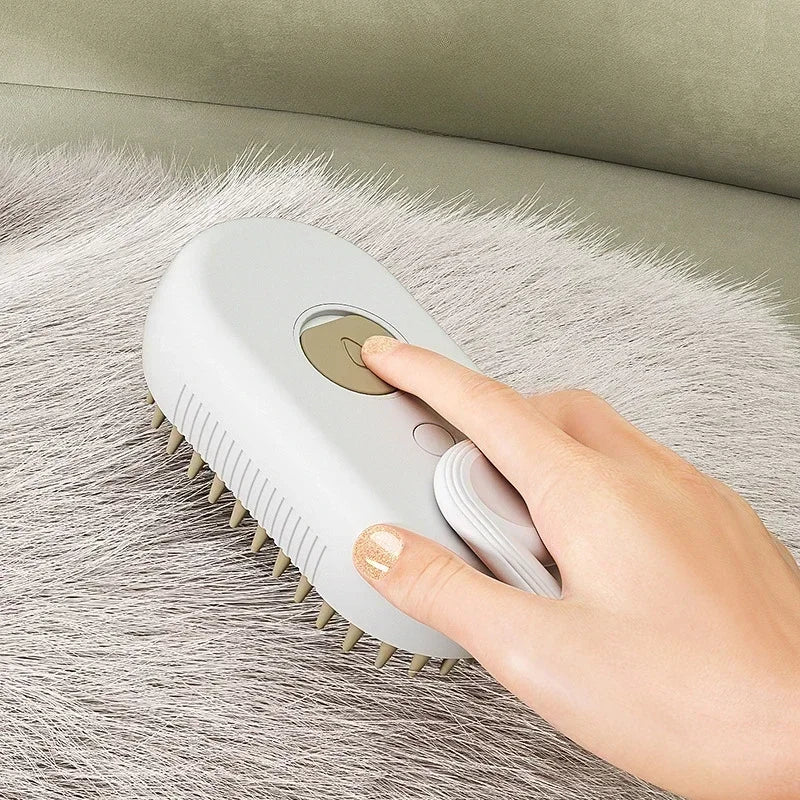Brosse vapeur 3-en-1 rechargeable pour chien et chat — vue 2