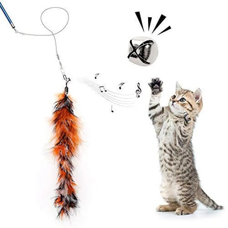 Canne à plumes télescopique pour chat — vue 4