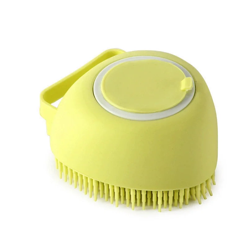 Brosse de bain en silicone avec réservoir à shampooing — vue 6