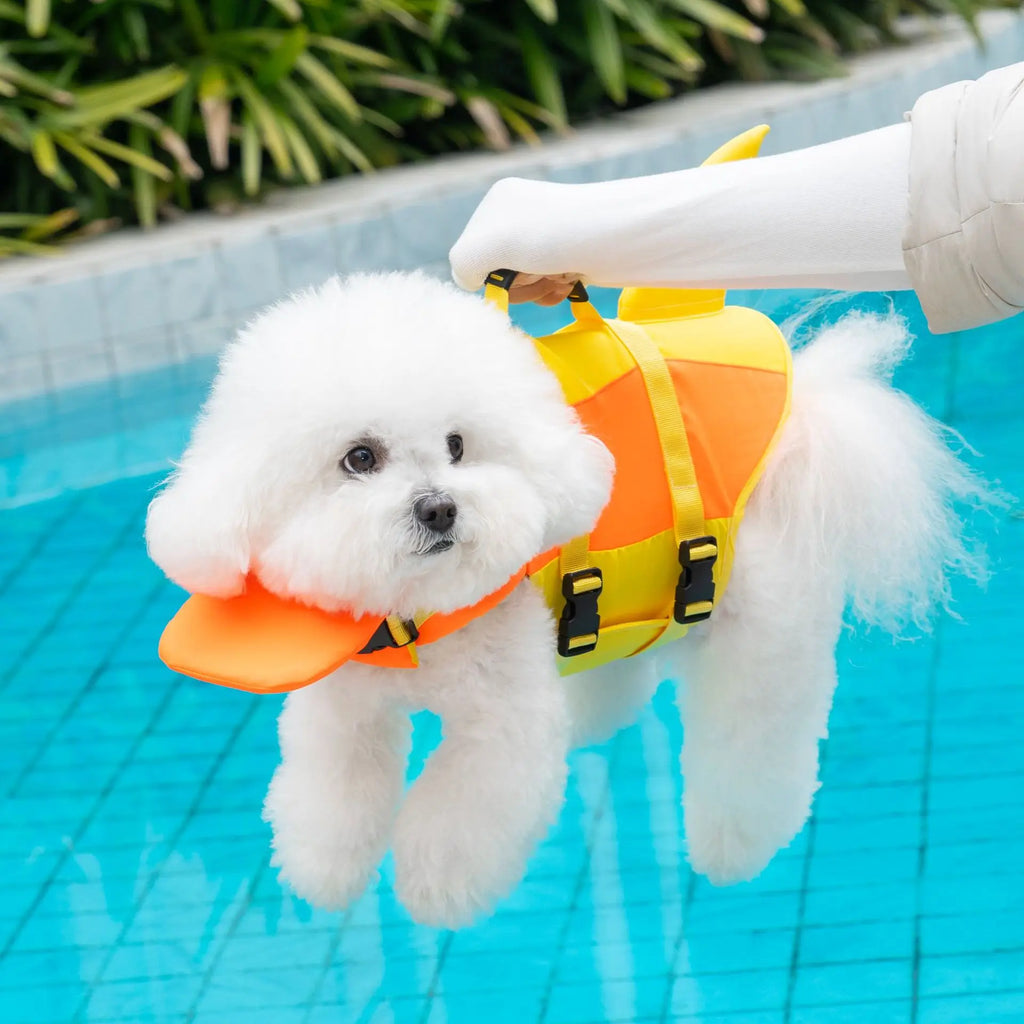 Gilet de sauvetage pour chien avec poignée dorsale — vue 3