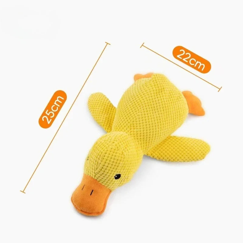 Peluche canard sonore pour chien et chat — vue 3