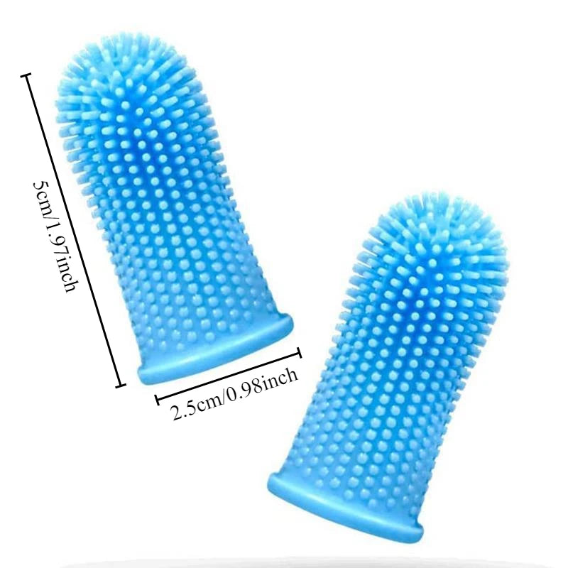 Brosse à dents doigtier en silicone avec étui de rangement — vue 7