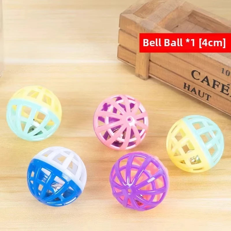 Boîte de jeu en feutre avec balles pour chat — vue 11