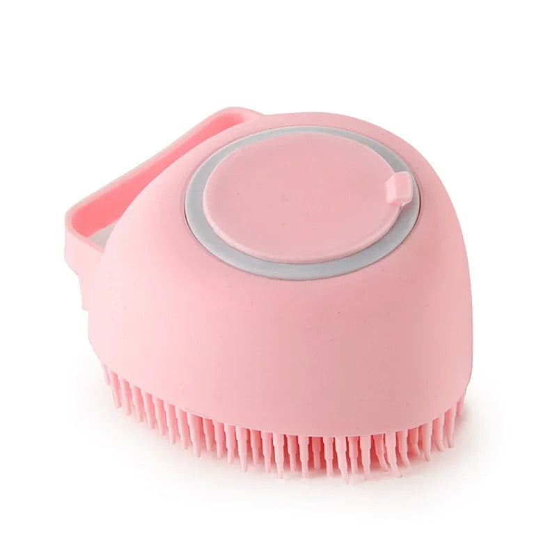 Brosse de bain en silicone avec réservoir à shampooing — vue 3