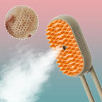Brosse vapeur 3-en-1 rechargeable pour chien et chat