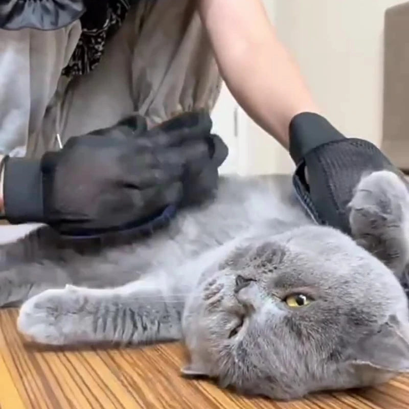 Gant de brossage en silicone pour chat — vue 3