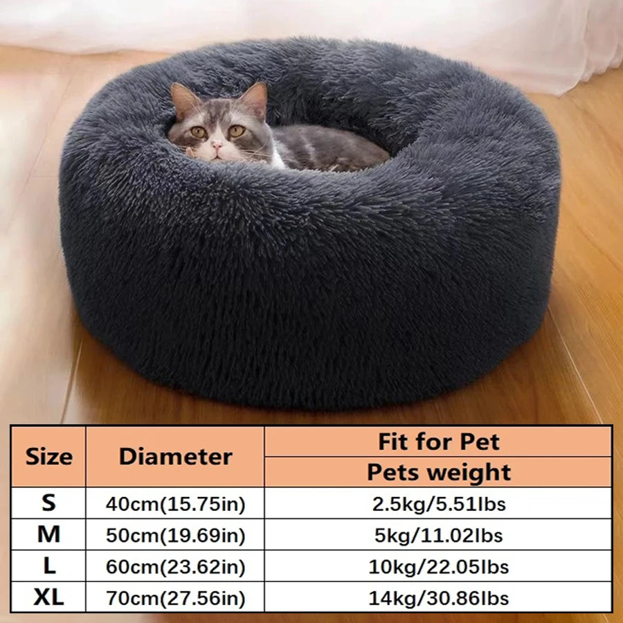 Coussin donut en fausse fourrure — vue 6