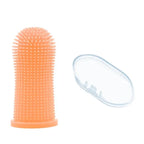Brosse à dents doigtier en silicone avec étui de rangement — vue 4