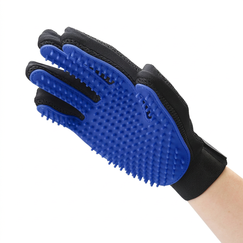 Gant de brossage en silicone pour chat — vue 8