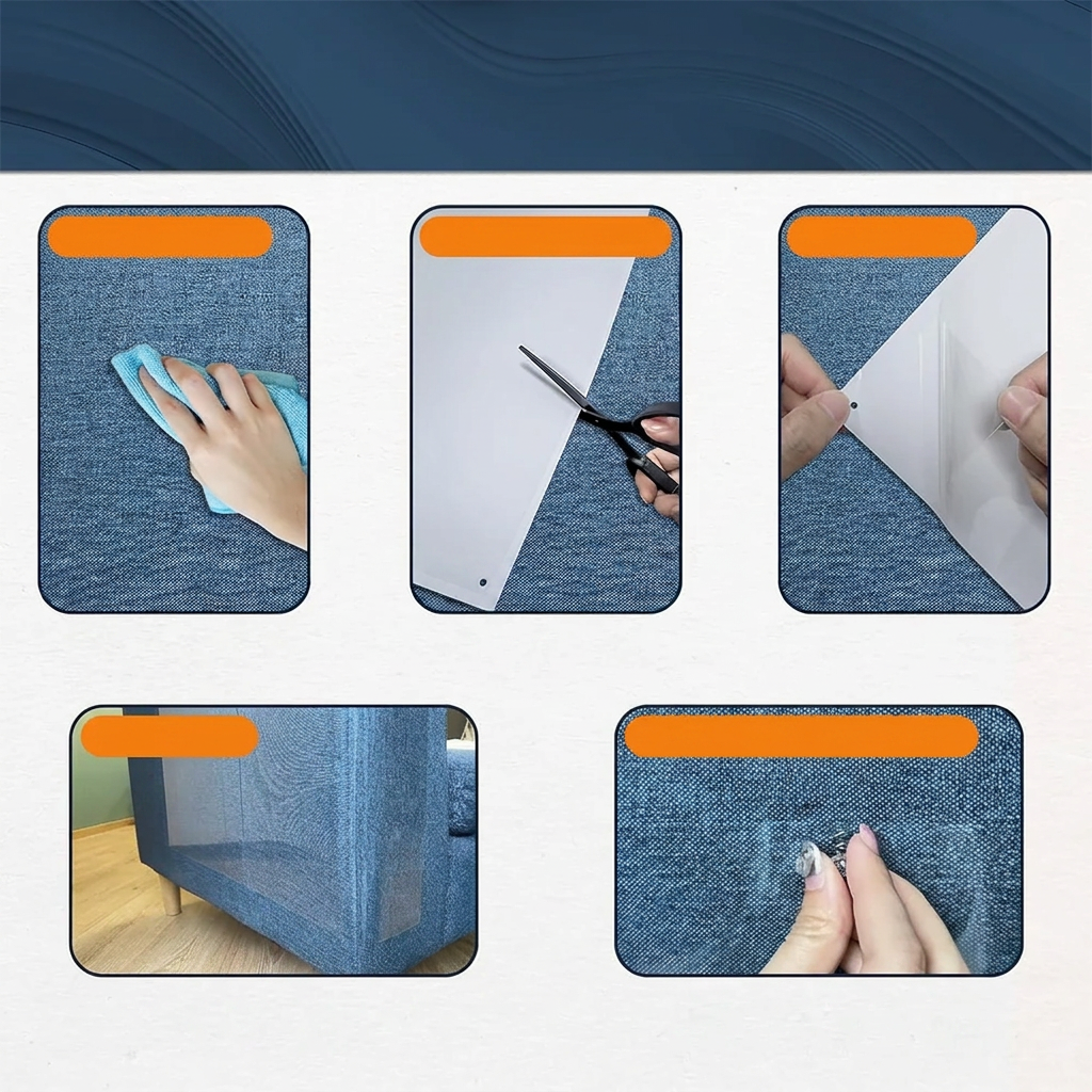 Film anti-griffures transparent pour canapé — vue 4