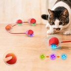 Balle interactive rechargeable pour chat — vue 3