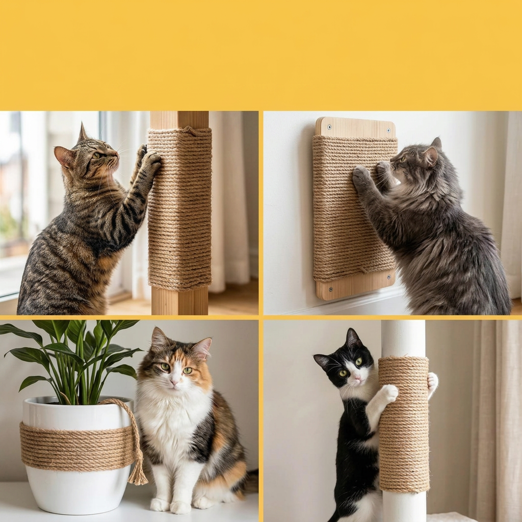 Corde en sisal naturel pour griffoir — vue 4