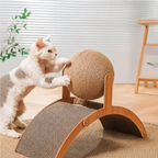Griffoir arche en bois avec balle en sisal — vue 6