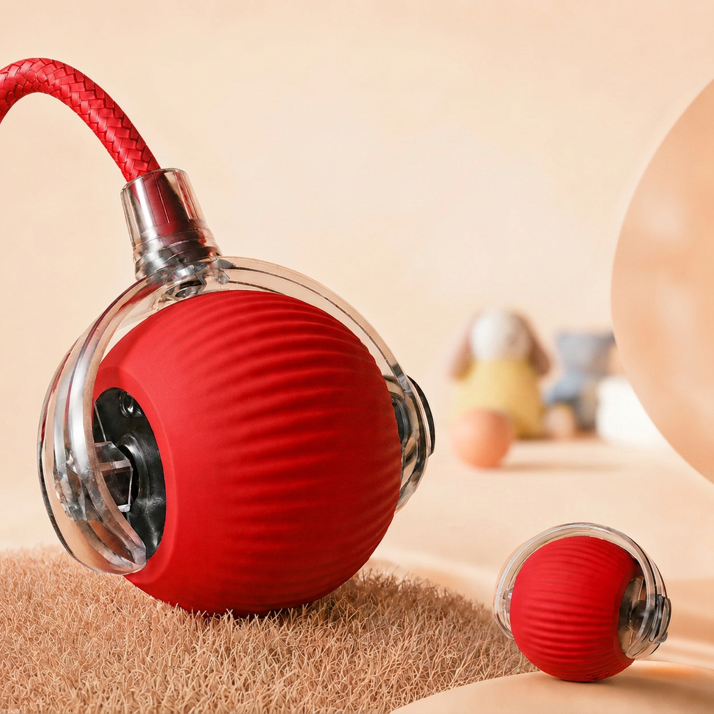 Balle interactive rechargeable pour chat — vue 5