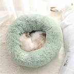 Coussin donut en fausse fourrure — vue 4