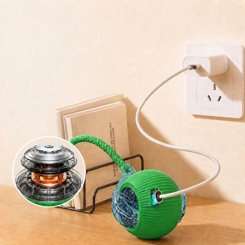 Balle interactive rechargeable pour chat — vue 4